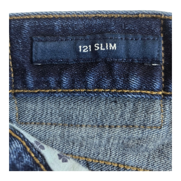 Men's  Luxky Brand 121 Slim Blue Jeans - Picture 7 of 11